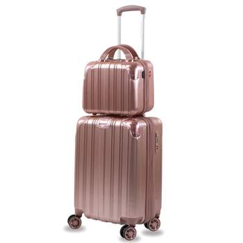 American Green Travel Melrose S 2-Piece TSA Anti-Theft Spinner Weekender Bag Luggage Sets