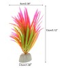 Unique Bargains Aquarium Plastic Plants for Fish Tank Landscape Decoration 5.12" 2 Pcs - 4 of 4