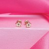 Girls' Jeweled Flower Screw Back 14k Gold Earrings - In Season Jewelry - 4 of 4