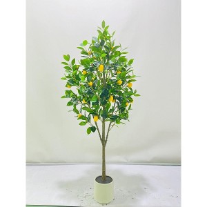 5FT Artificial Trees Indoor, Faux Tree, Artificial Planter, Artificial Fake Tree Flower Potted, Thanksgiving Christmas, Artificial Plants - 1 of 1