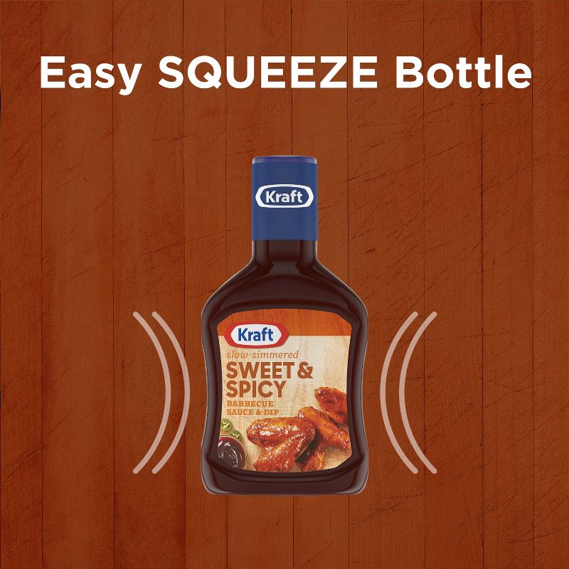Kraft Sweet and Spicy BBQ Sauce - 18oz, 3 of 8