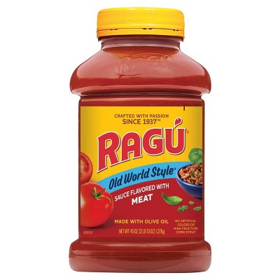 Ragu Old World Style Traditional Meat Pasta Sauce - 45oz