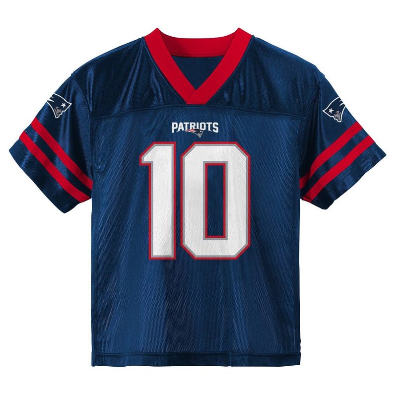 NFL New England Patriots Toddler Boys' Short Sleeve Jones Jersey, 2 of 4