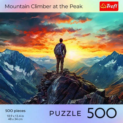 Trefl Sports Mountain Climber at the Peak Jigsaw Puzzle - 500pc