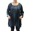 Women's Hand Painted Two Pocket Swing Tunic - Modesce - 4 of 4