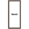 PosterPalooza | Panoramic Ornate Black Picture Frame - UV Acrylic, Foam Board Backing, Hanging Hardware - 2 of 4