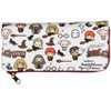 Harry Potter Wallet Allover Chibi Character Zip Closure Faux Leather Wallet - 3 of 4