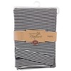 Touched by Nature Womens Organic Cotton Leggings, Gray Black Stripe - 2 of 2