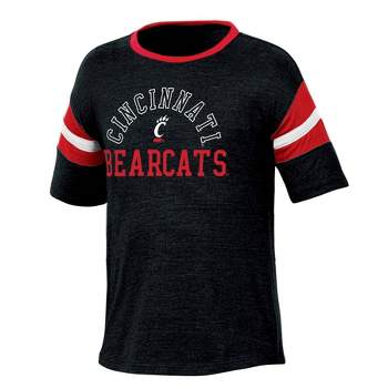 NCAA Cincinnati Bearcats Girls' Short Sleeve Striped Shirt