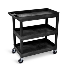 Stand Steady Tubstr Tub Shelf Utility Carts - 3 Shelf - Black - 1 of 4