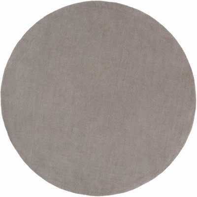 Hauteloom Brockton Solid Wool Gray Area Rug