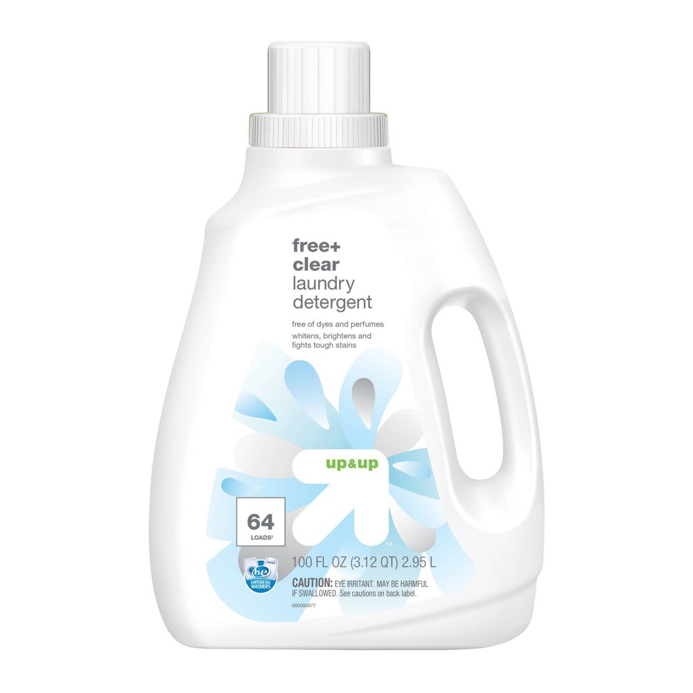 up & up Liquid Laundry Detergent - Free & Clear - 100 Fl oz