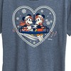 Women's - Disney - Ski Lift Heart Short Sleeve Graphic T-Shirt - 2 of 4