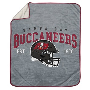 NFL Tampa Bay Buccaneers Vintage Arch Sweatshirt Blanket - 1 of 1