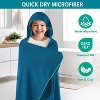 SUN CUBE Hooded Towel for Kids, Absorbent Quick Dry Toddler Beach Towel, Swim Surf Wrap for Shower Pool, Boy Girl Age 3-9 - 4 of 4