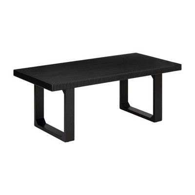 MH London Larsson Mid-Century Modern Rectangular Top Solid Wood Coffee For Living Room