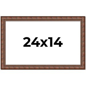 PosterPalooza | 24x14 Modern Bamboo Picture Frame, UV Acrylic, 5 Finishes - 1 of 4