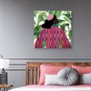 30" x 30" Girlie Girl Palm by Nikki Chu Canvas Art Print - Masterpiece Art Gallery - 3 of 4
