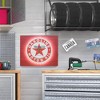 American Art Decor Vintage Texaco Gasoline/Motor Oil Metal Backlit LED Wall Sign Panel: Retro Illuminated Garage Decor, Horizontal Display - 2 of 4