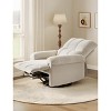Manual Recliner Chair, Swivel Rocker Chair for Adults, Ergonomic High Back Silent Nursery Glider, Upholstered Fabric Reclining Sofa Chair - 2 of 4
