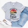 Simply Sage Market Women's Life Is Better On The Farm Sunset Short Sleeve Graphic Tee - 2 of 2