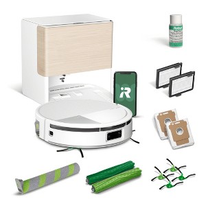 iRobot Roomba Max 705 Combo Vacuum & Mop + AutoWash Dock Self-Cleaning Roller, Retractable Mop Cover, Self-Empties 75 Days, Avoids Objects White - 1 of 4