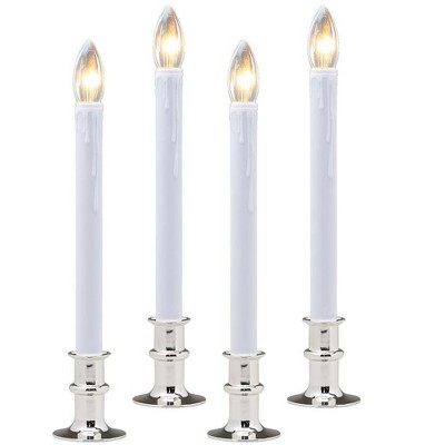 Traditional-style Adjustable Window Candle With Auto-timer, Set Of 4 ...