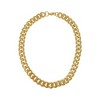 Adornia Tarnish Resistant 14k Gold Plated Wide Curb Chain Necklace - 4 of 4