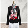 Wrapables Silk Like Satin Polyester Large Scarf Wrap, Poetic Nature - 3 of 4
