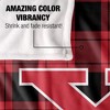Youngstown State University Campus Plaid Spirit Silky Touch Super Soft Throw Blanket 50x60 - 4 of 4