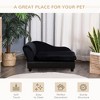 Okak Soft Elevated Storage Pet Bed for Small & Medium Dogs,Raised Pet Couch Comfy Dog Sofa Bed with Back - 3 of 4
