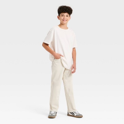 Art Class Boys' Oversized Short Sleeve T-Shirt - art class™ White L — фото 3