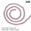 Unique Bargains DIY Jewelry Clothing Shoe Decoration Beaded Trim Rhinestone Chains - 2 of 4