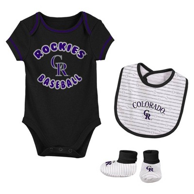 MLB Team Apparel Toddler Colorado Rockies Purple 2-Piece Set