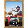 PosterPalooza | 11x16 Thin Bamboo Picture Frame, UV Acrylic, 2 Finishes - Gold and Brown - 2 of 4
