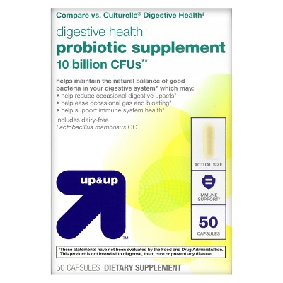 Probiotic Supplement Capsules - 50ct - up & up™