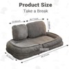 Human Dog Bed Adjustable Position Dog Bed For Humans & Dog, 69.29"x34.65"x33.07" Multifunctional Foldable Human Size Dog Bed For Bedroom Living Room - 3 of 4