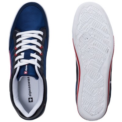 Мужские Alpine Swiss Stefan Retro Sneakers For Men Stylish Low-Top Shoes with Suede Trim Perfect For Casual Footwear Fashion Sneakers Mens Tennis Shoes — фото 5