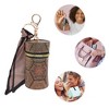 Unique Bargains Retro Lipstick Bag Handbag Charm Brown 1 Pc - 3 of 4
