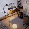 Luck Live 53.14-inch White tempered glass writing desk - 2 of 4