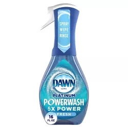 Dawn Platinum Powerwash Dishwashing Liquid Dish Soap Spray - Fresh Scent - 16oz
