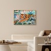 Art Remedy Relaxing Tiger Tropical Jungle Animals Wall Art Framed - 2 of 4