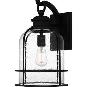 Quoizel Lighting Bowles 1 - Light Sconce in  Earth Black - 1 of 1