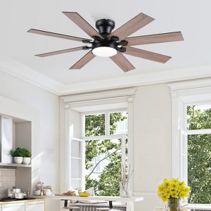 Kviflon 52" Flush Mount Low Profile Ceiling Fan ,for Kitchen,Patio,Bedroom - 1 of 4