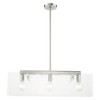 Livex Lighting Ashcroft 3 - Light Chandelier in  Brushed Nickel - 3 of 4