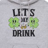 Men's - Instant Message - Lets Day Drink Graphic Fleece Pullover Hoodie - 2 of 4