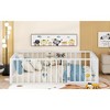 Kumasinova Twin/Full/Queen Size Metal Floor Bed with Safety Guardrails&Gate,Montessori Floor Bed,No Slats,Sturdy Metal Bed Frame for Kids - 2 of 4