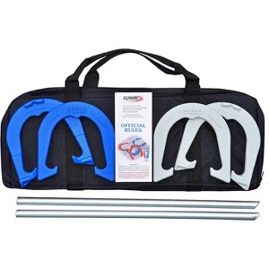 St. Pierre Eagle Tournament Horseshoe Outfit in Nylon Bag (EC5)  - Made in USA - 1 of 4