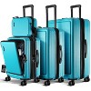 LLHZSY 3 Pcs Hardshell Travel Suitcase Set with Wheels - 3 of 4