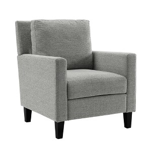 Pillow Back Accent Chair Gray - Saracina Home